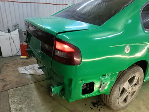 Рихтовка, переварка и полная покраска, Subaru: после ремонта